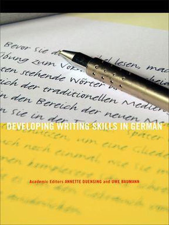 Developing Writing Skills - Developing Writing Skills in Ger ... - cover