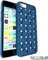iPhone 6 - 3D print hoesje - Blauw - Woven