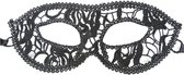 Party Masker - Zwart - 0014| Bruid - Bruidsmeid - Bruidsmeisje | Feest - Gelegenheid - Bruiloft - Kerst - Gala - Communie