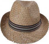 Yello Strohoed Panama Unisex 60 Cm Bruin