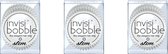 invisibobble 3-pack SLIM Crystal Clear