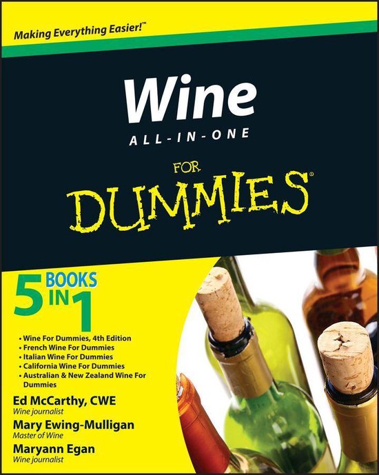 Wine All-in-One For Dummies - cover