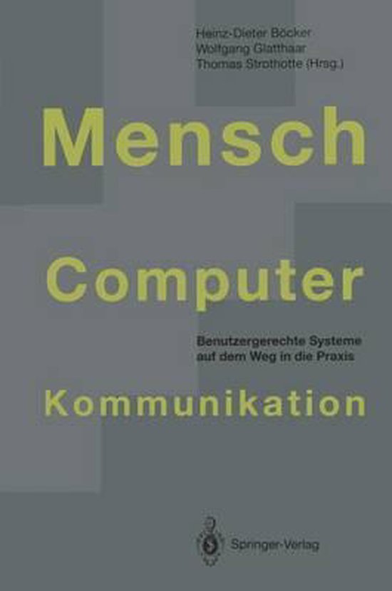 Mensch-Computer-Kommunikation - cover