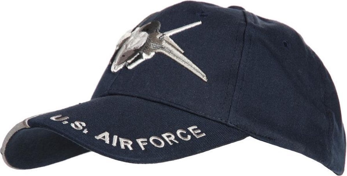 Joint strike fighter JSF F-35 baseball pet blauw