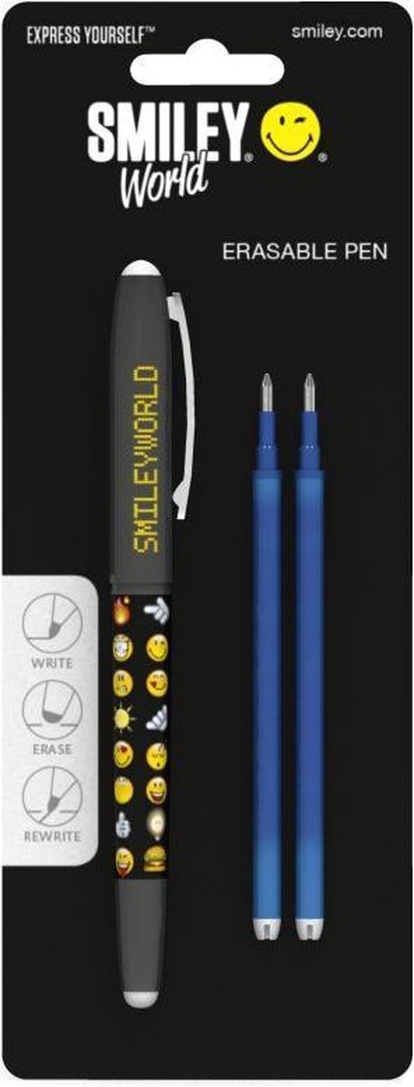 Smileyworld Gelpen Uitwisbaar met 2 vullingen
