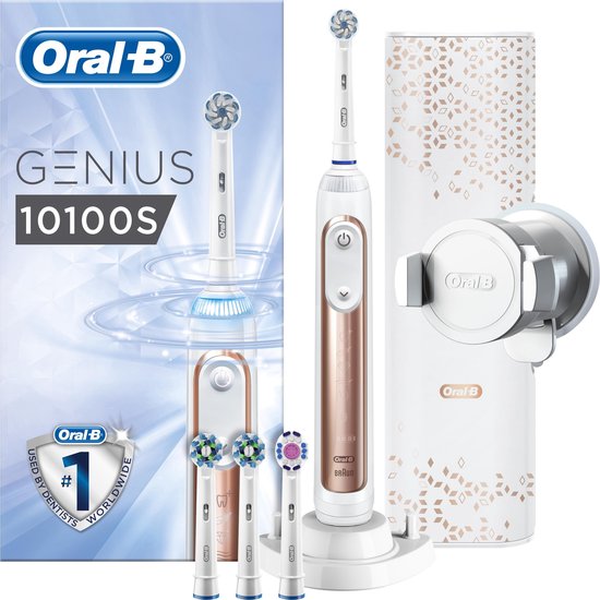 Oral-B 10100S Rose Elektrische Tandenborstel Powered By Braun bol.com