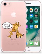 Hoesje Geschikt voor iPhone SE (2020/2022) en Geschikt voor iPhone 8 | 7 Giraffe
