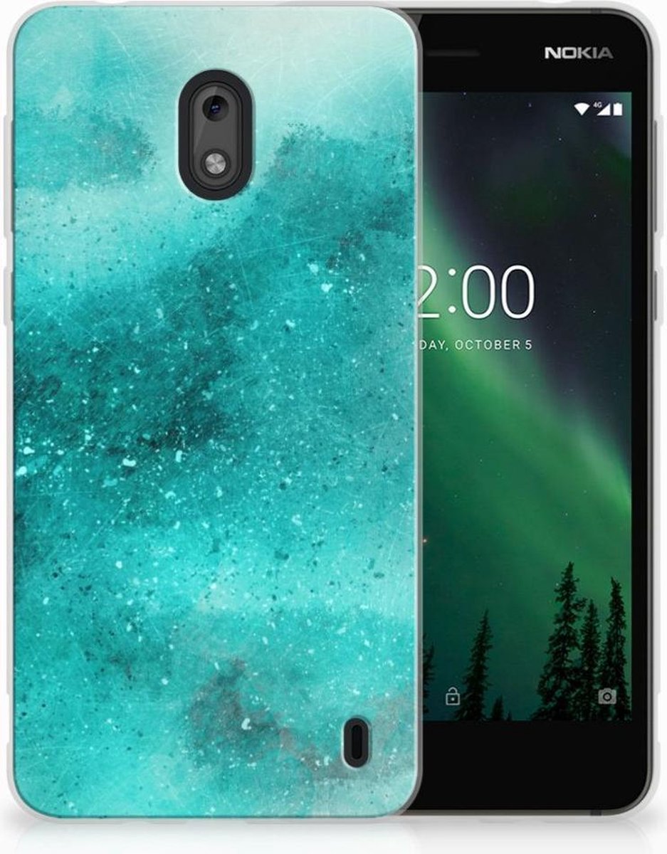 Hoesje maken Nokia 2 Painting Blue