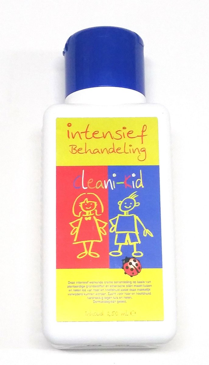 Cleani Kid Intensief -crème behandeling - Anti-Luis - 250 ml.
