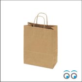 50 sacs en papier kraft mini S (18 x 8 x 24 cm)