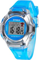 Synoke - Horloge - Siliconen - 38 mm - Blauw