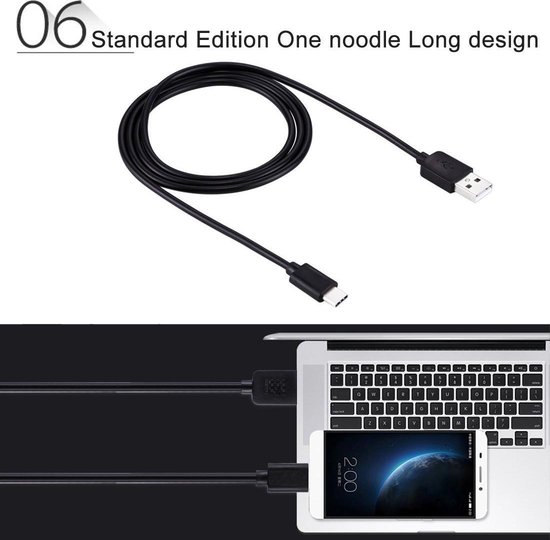 Haweel Gecertificeerde Type C kabel 1 Meter USB C Cable voor Samsung Galaxy Samsung Galaxy S9 (Plus),S8 (Plus), C9 Pro