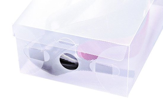 10x Transparante Schoenendoos - Schoenen Opbergsysteem Organizer Opbergbox - Schoenenbox - Schoenendozen Opberger Met Deksel