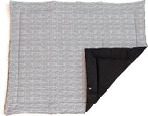 Poppiezz Boxkleed / Speelkleed - 80 x 100 cm - Black&White