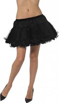 Zwarte petticoat/tutu met satijnen band