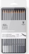 Winsor & Newton Studio Collection Crayons graphite moyens lot de 12 pièces