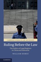 Cambridge Studies in Law and Society - Ruling before the Law