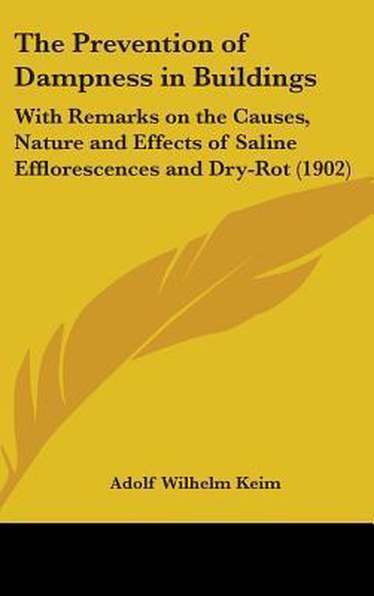 The Prevention of Dampness in Buildings - cover