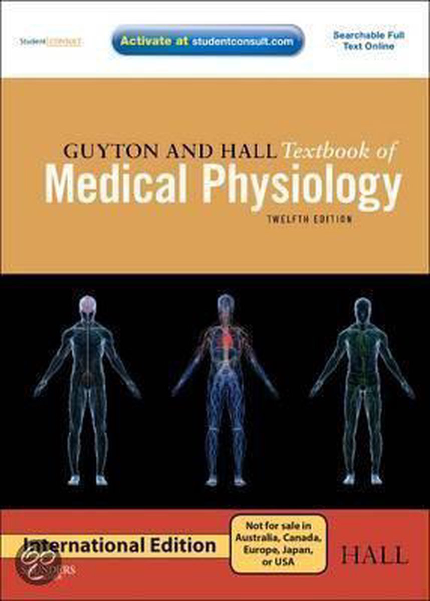 Omslag van Guyton and Hall Textbook of Medical Physiology