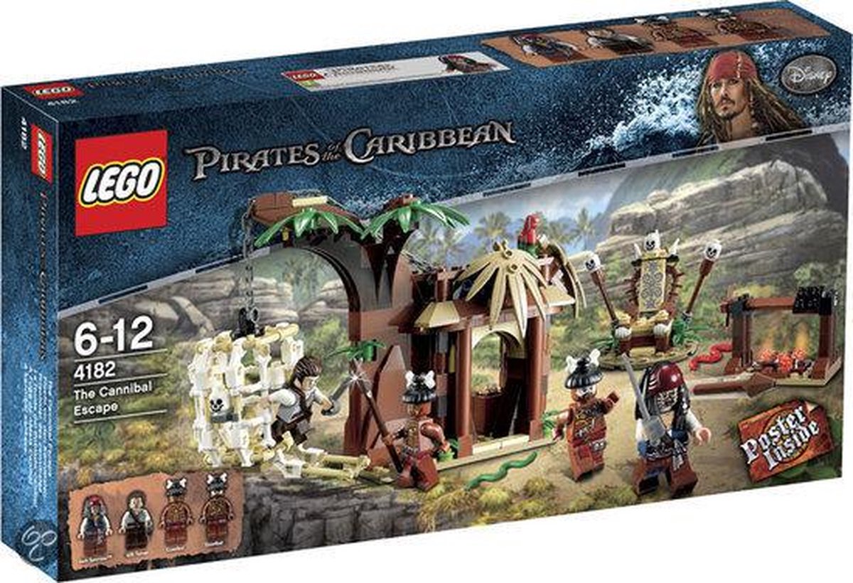 LEGO Pirates of the Caribbean Kannibaal Ontsnapping - 4182 | bol.com