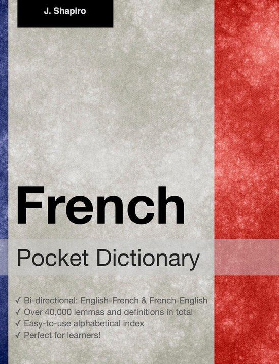 French Pocket Dictionary (ebook), John Shapiro 1230000748827 Boeken