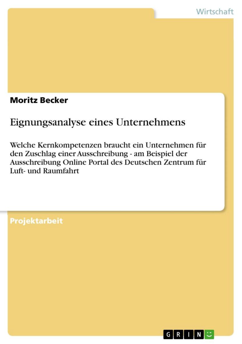Bol Com Eignungsanalyse Eines Unternehmens Ebook Moritz Becker Boeken