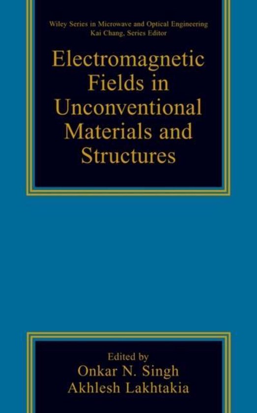 Omslag van Electromagnetic Fields in Unconventional Materials and Structures