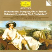 Mendelssohn: Symphony 4;  Schubert: Symphony 8 / Sinopoli