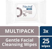 Neutral Parfumvrije - 25 stuks - Make-up Remover Wipes - 3 stuks - Voordeelverpakking