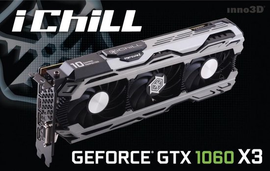 Inno3D iChill GeForce GTX 1060 X3 GeForce GTX 1060 3GB GDDR5 | bol.com