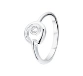 The Jewelry Collection Ring Zirkonia - Zilver