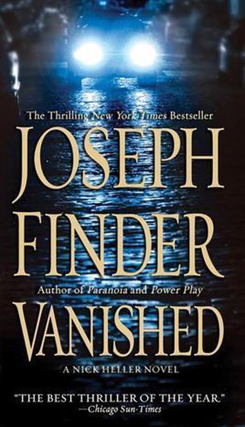 Nick Heller 1 - Vanished - cover