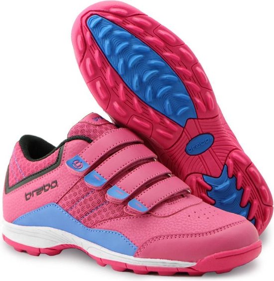 Onleesbaar Voorkeur aantrekken Brabo Klittenband Sportschoenen - Maat 36 - Unisex - roze/blauw | bol.com