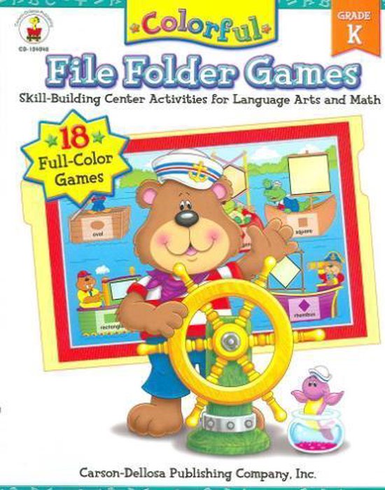Colorful File Folder Games 9780887242694 Debra Olson Pressnall