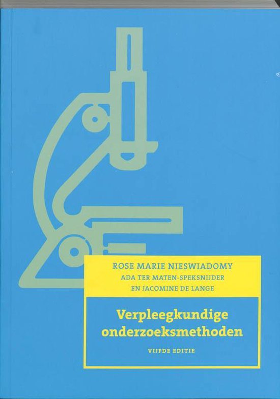 Verpleegkundige onderzoeksmethoden - cover