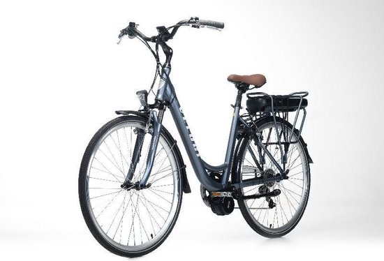 Heup grote Oceaan Onbekwaamheid Veloci E-bike met middenmotor - Elektrische fiets - Dames - maat 48 - Grijs  | bol.com