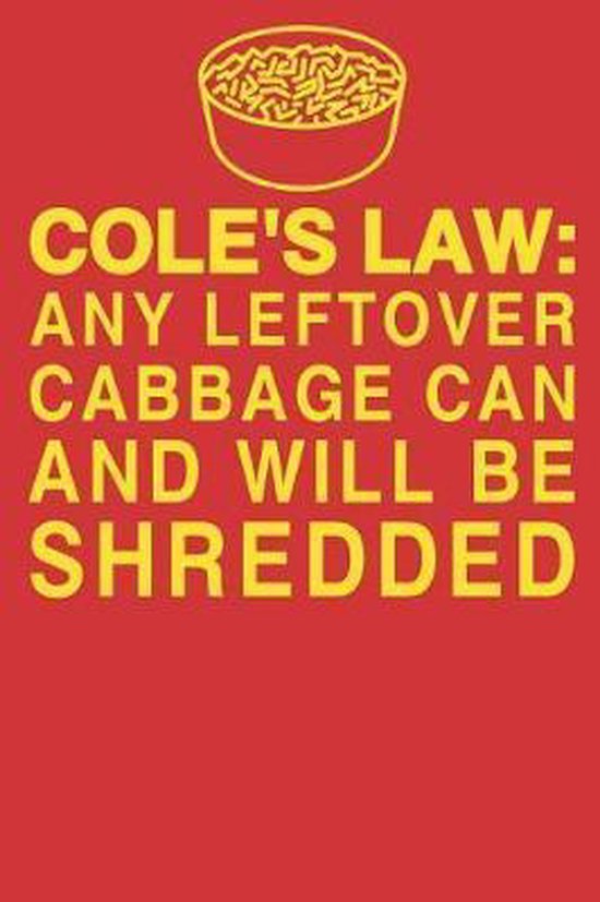 Cole's Law, Journaling Joy 9781798092835 Boeken