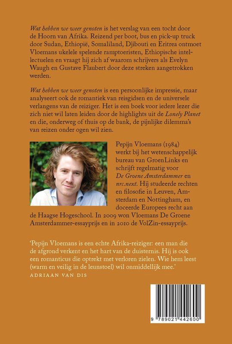 Wat hebben we weer genoten - back cover