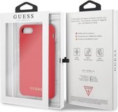 Guess Silicone HardCase voor Apple iPhone 8 (4.7") - Rood