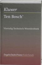 Ten Bosch' viertalig technisch woordenboek Engels-Duits-Frans-Nederlands