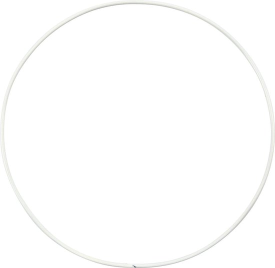 Creotime Metalen draad ring, d: 15 cm, cirkel, 10 stuks