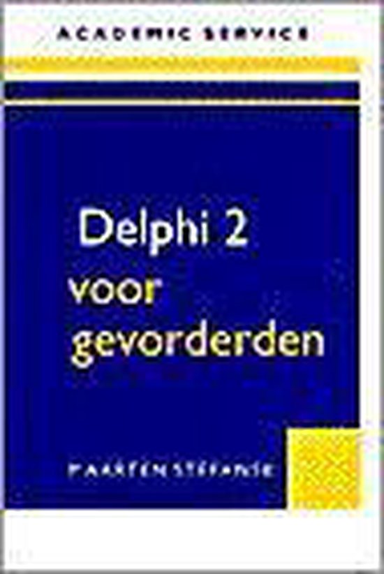 DELPHI 2 VOOR GEVORDERDEN - cover