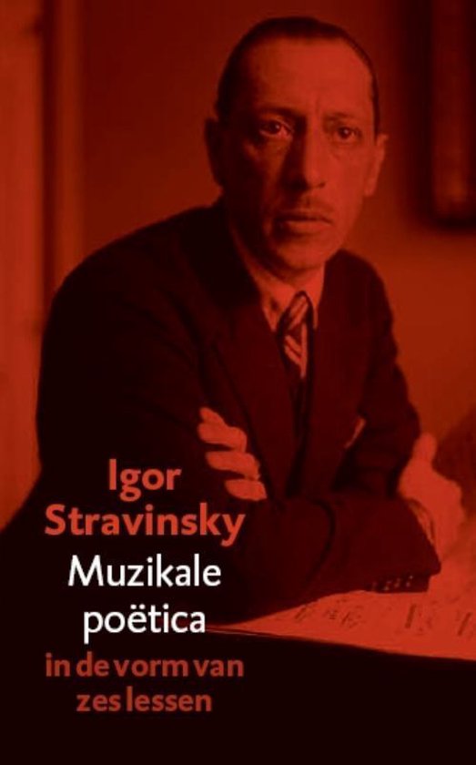 Cover van het boek 'Muzikale Poëtica' van Igor Stravinsky