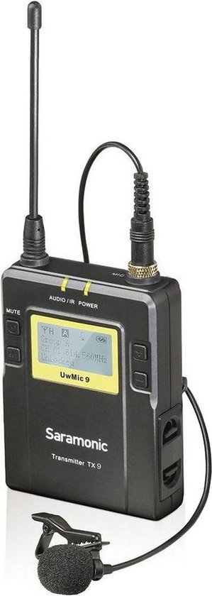 Saramonic UwMic9 TX9 draadloze Lavalier Microfoon Zender en microfoon, UHF  voor Uwmic9... | bol