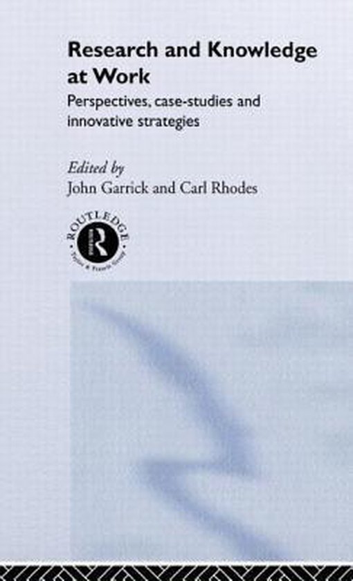 Research and Knowledge at Work - cover