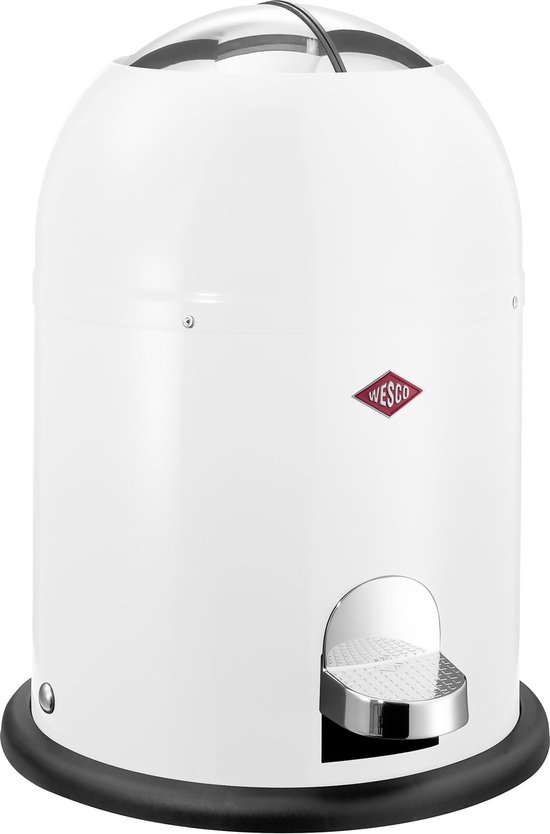 Wesco Mini Master Prullenbak - 6 liter - Wit