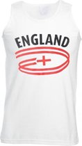 Witte heren tanktop Engeland 2XL