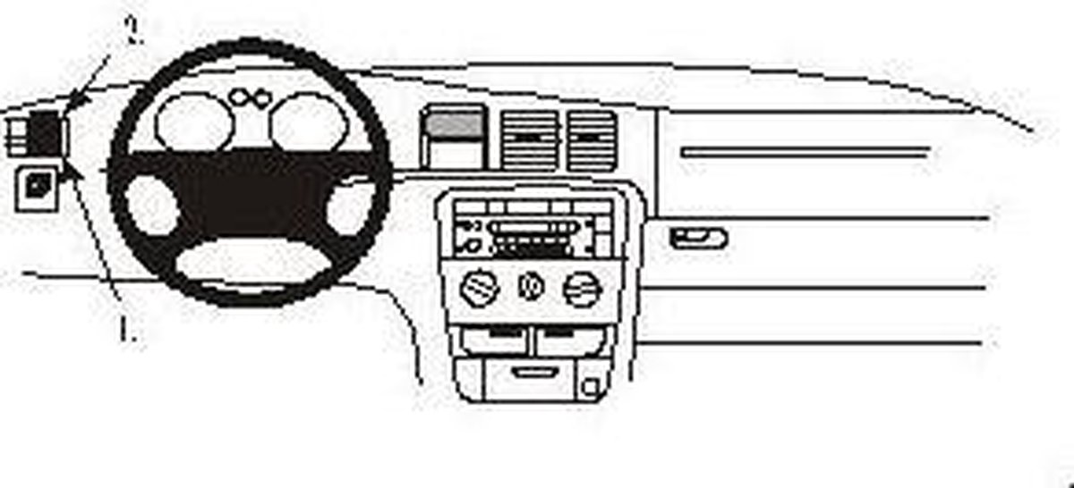 Brodit Proclip Left Mount (802227)