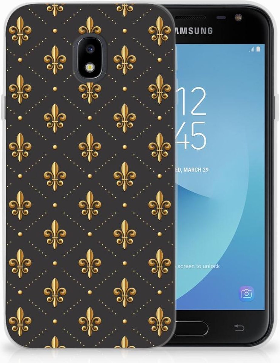 Samsung Galaxy J3 2017 TPU bumper Franse Lelie