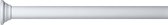 SPIRELLA plafondsteun voor ronde douchegordijnstang - Ø 25mm - eenvoudig in te korten - max 60 cm lang - wit